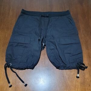 RLX Ralph Lauren Black Cargo Shorts